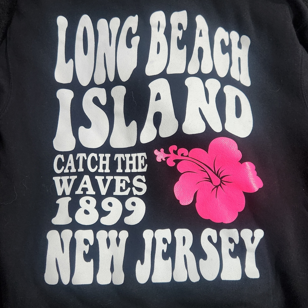 Black Kids Shirt with Pink Floral Design